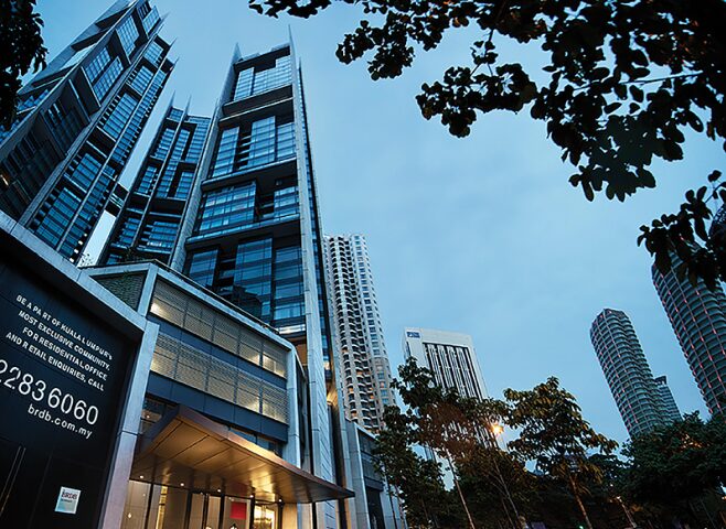 The Troika — three landmark towers in the heart of Kuala Lumpur